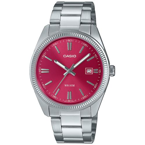 Casio Classic Silver Watch MTP1302D-1A1 : Casio Collection:  Clothing, Shoes & Jewelry